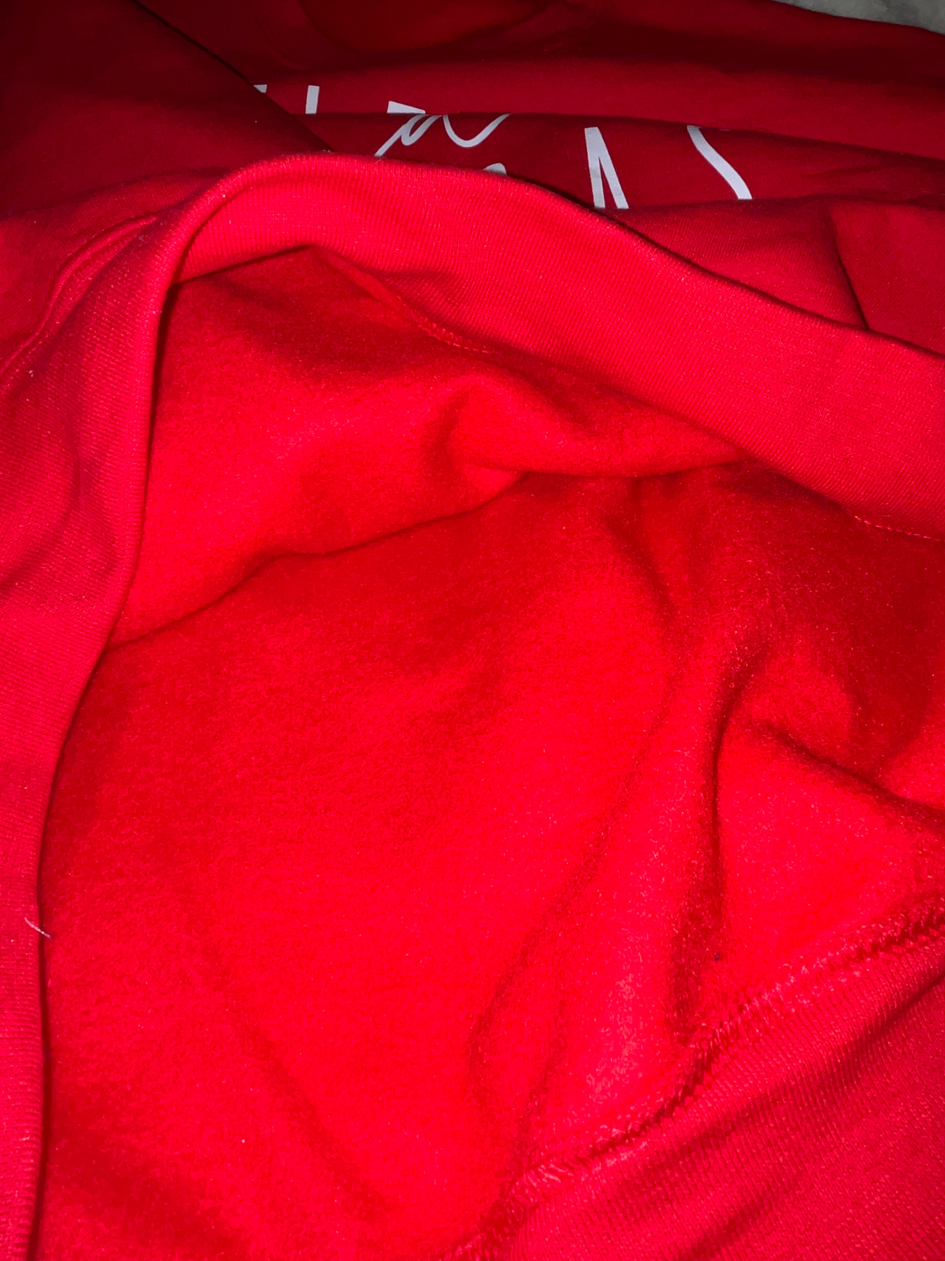 Red Mistletoe & Mimosas Holiday Crewneck