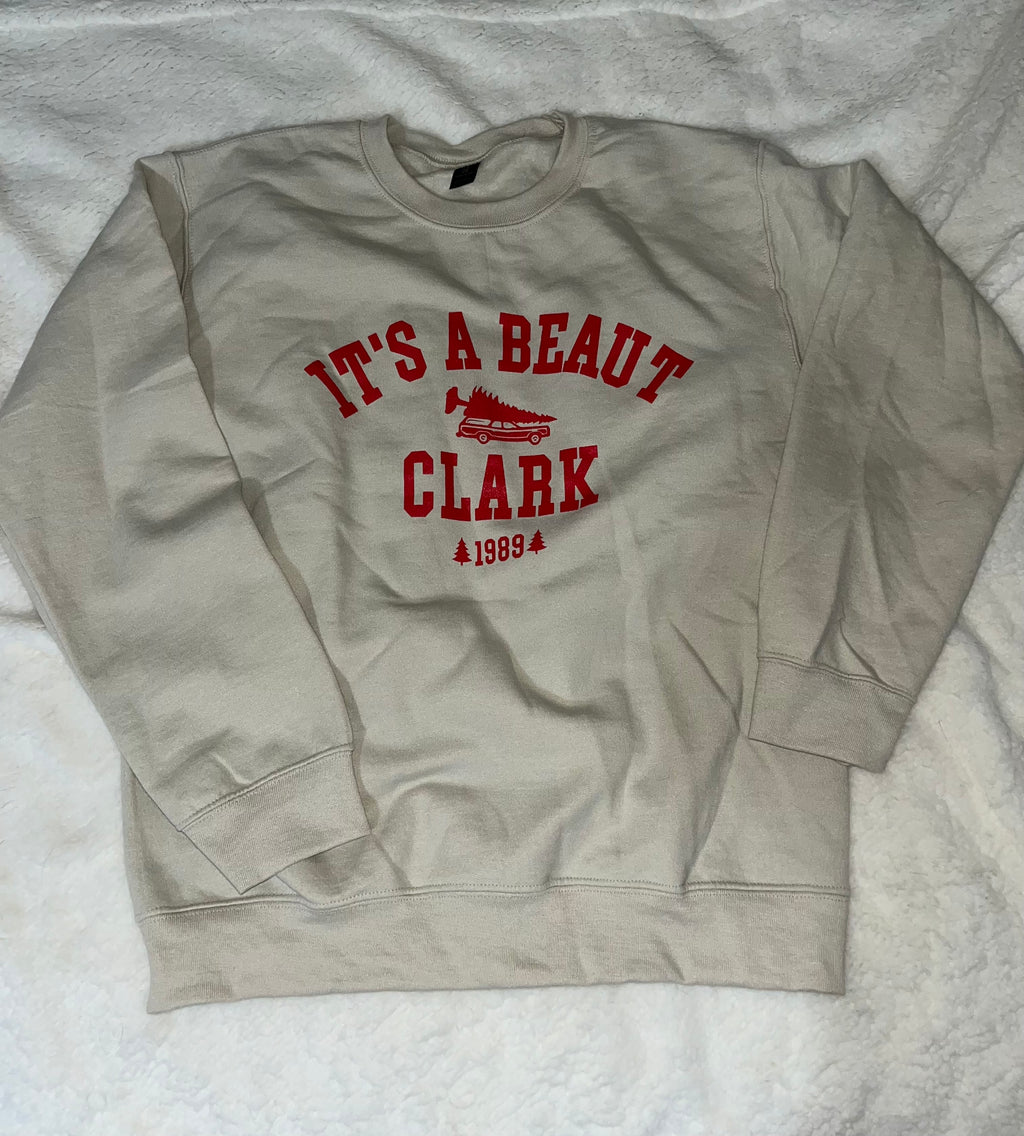 Griswold "It's a beaut Clark" Holiday Crewneck Sweatshirt